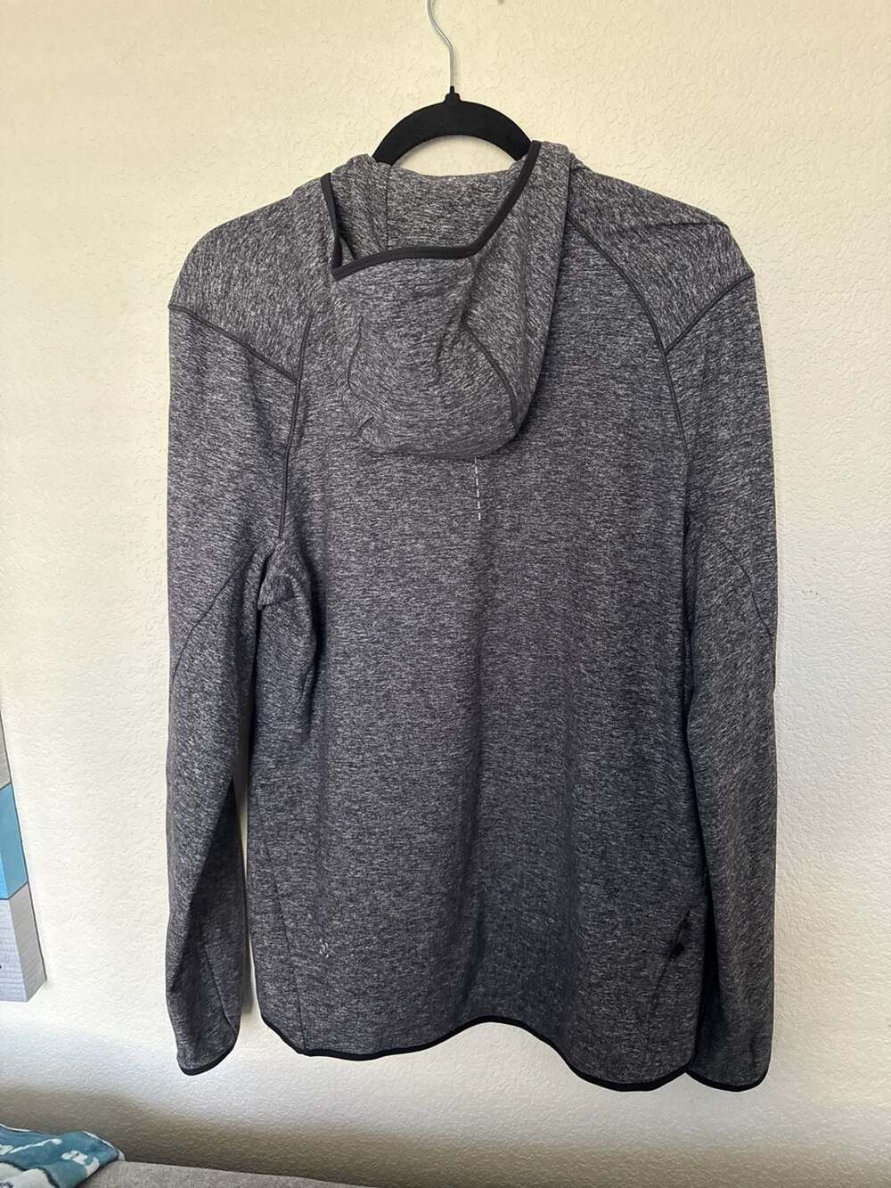 Lululemon Men's Gray Quarter Zip Running Hoodie Performance Pullover M - Picture 6 of 11